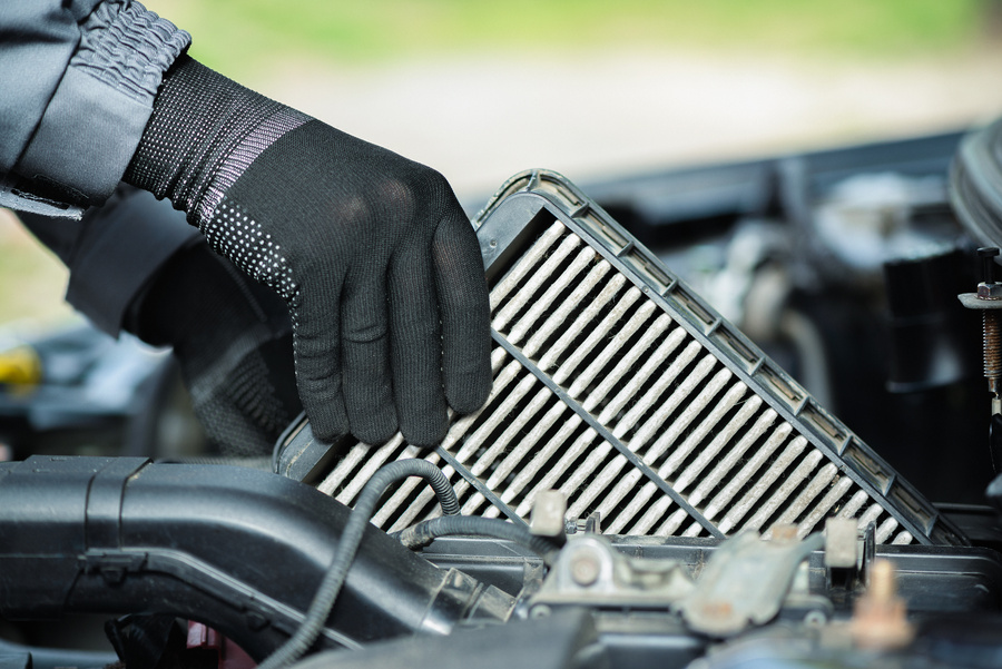 Car air filter.
