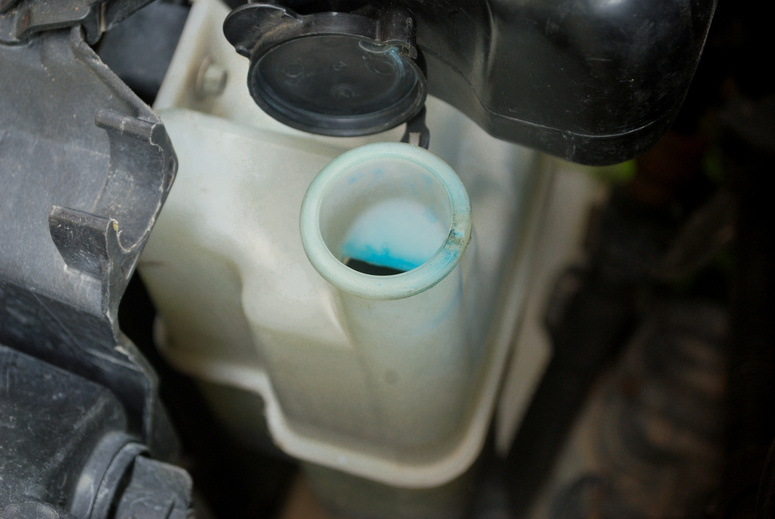 Car radiator cooling system.